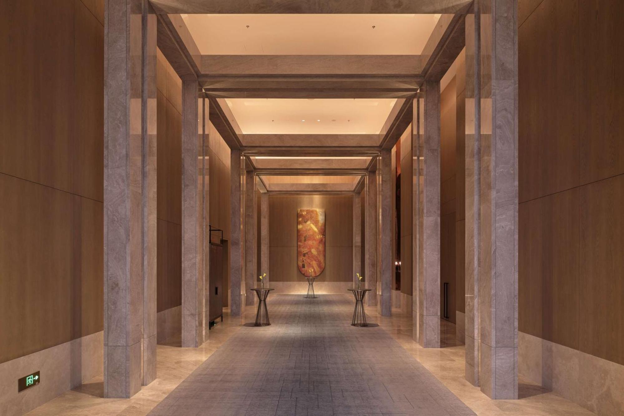 Conrad Shenzhen, The First Art Museum Hotel In Greater Bay Area With The Stunning Bay And Sunset View In The Hotel Terrace Exteriér fotografie