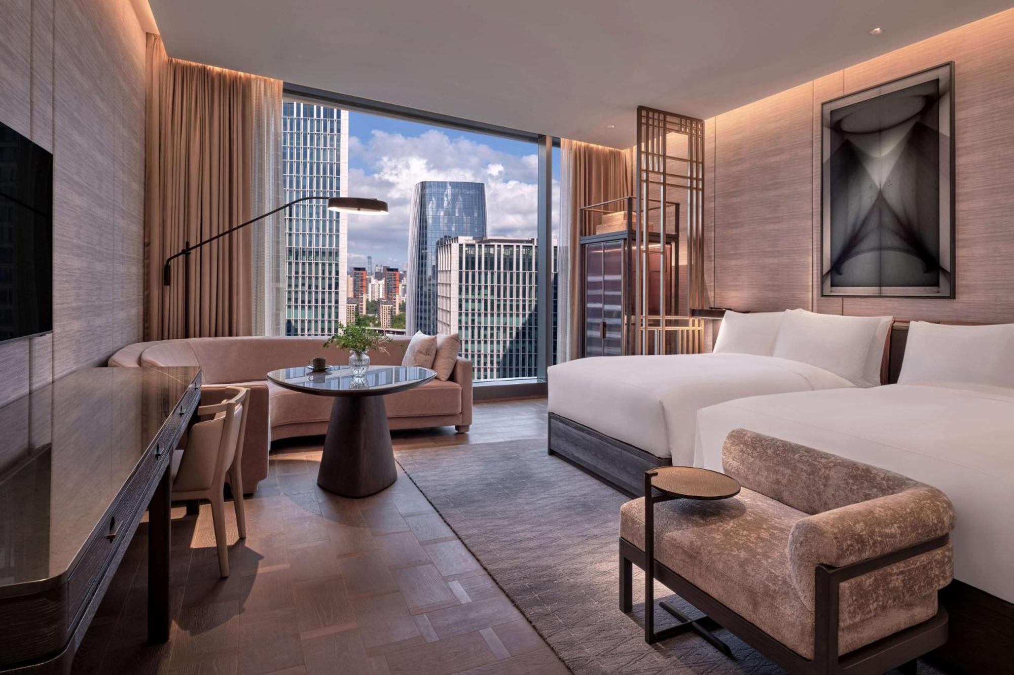 Conrad Shenzhen, The First Art Museum Hotel In Greater Bay Area With The Stunning Bay And Sunset View In The Hotel Terrace Exteriér fotografie